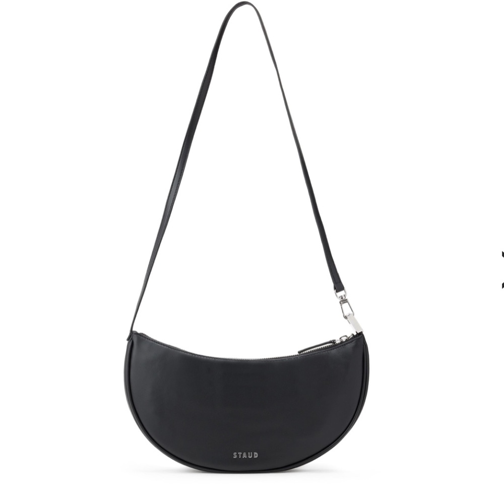 STAUD Walker Leather Crossbody Bag